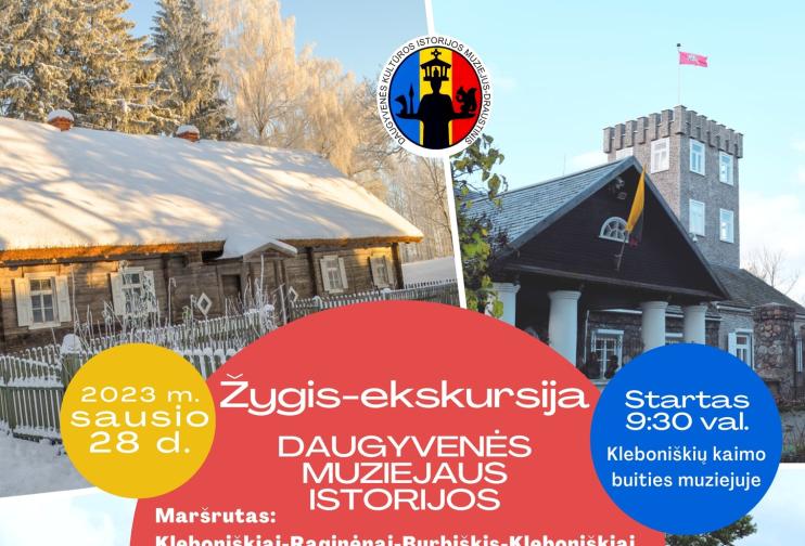 Žygis-ekskursija „Daugyvenės muziejaus istorijos“