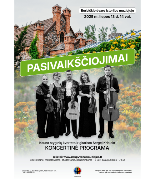 Koncertinė programa „Pasivaikščiojimai“