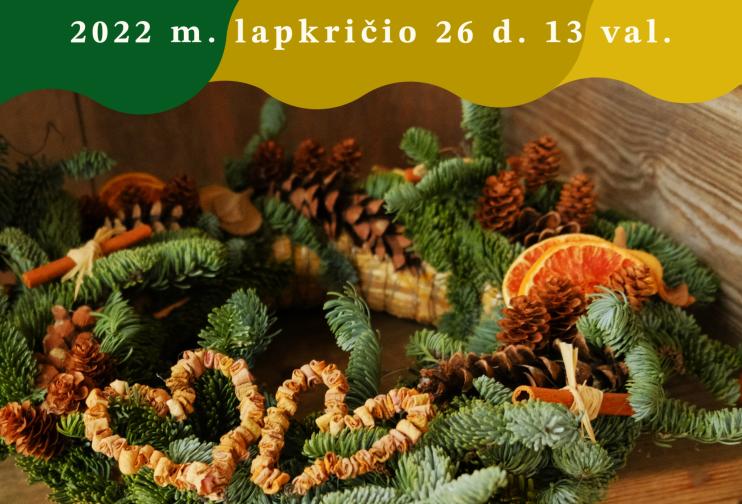 KLEBONIŠKIŲ KAIMO GRYČIOJE BUS PINAMI ADVENTO VAINIKAI