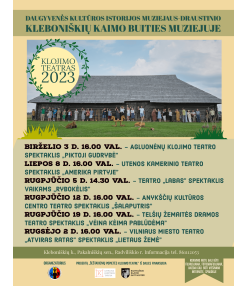 Šeštadienių popietės Klojimo teatre