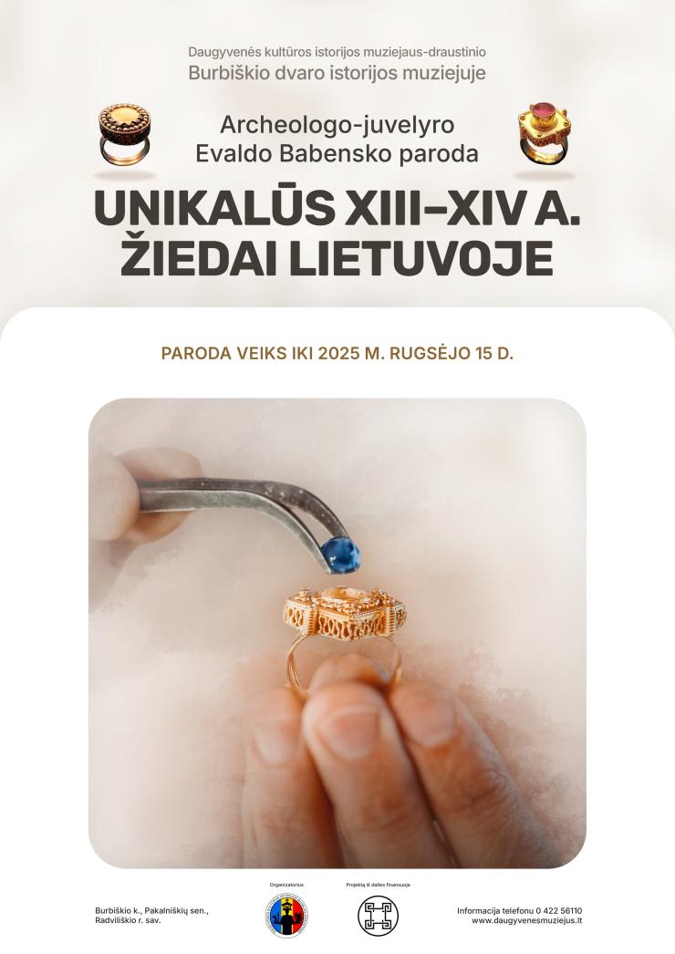 Paroda „Unikalūs XIII–XIV a. žiedai Lietuvoje“