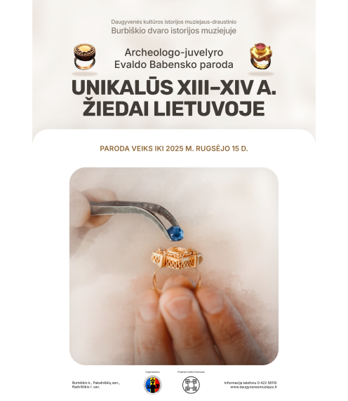 Paroda „Unikalūs XIII–XIV a. žiedai Lietuvoje“