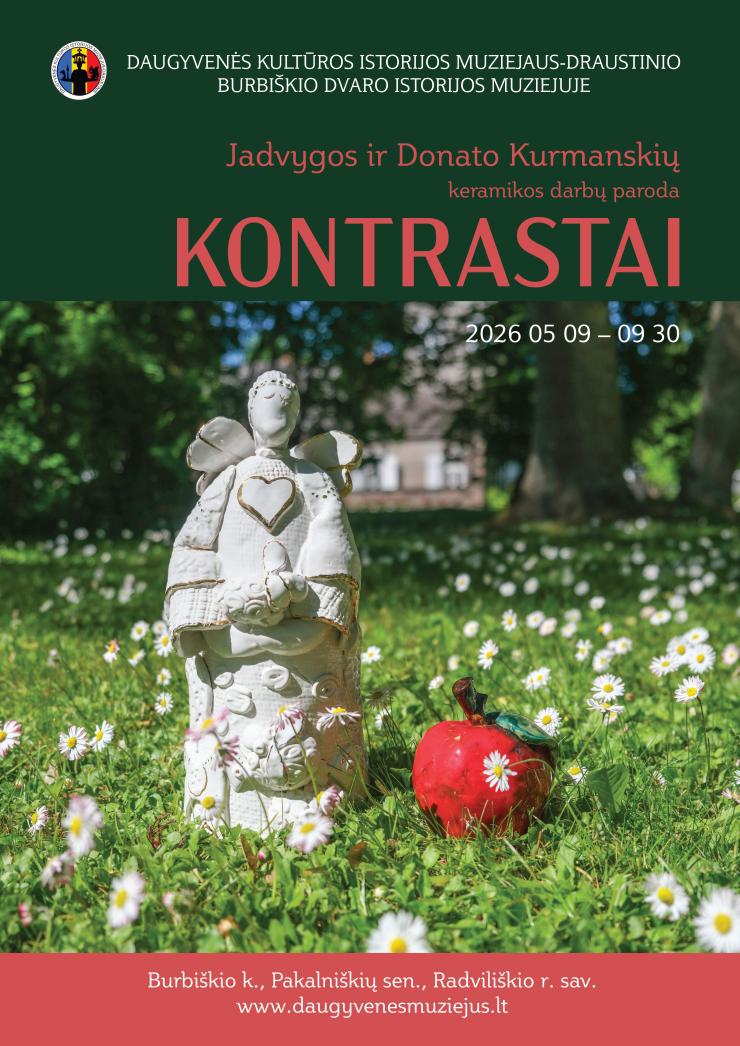 Keramikos darbų paroda „Kontrastai“