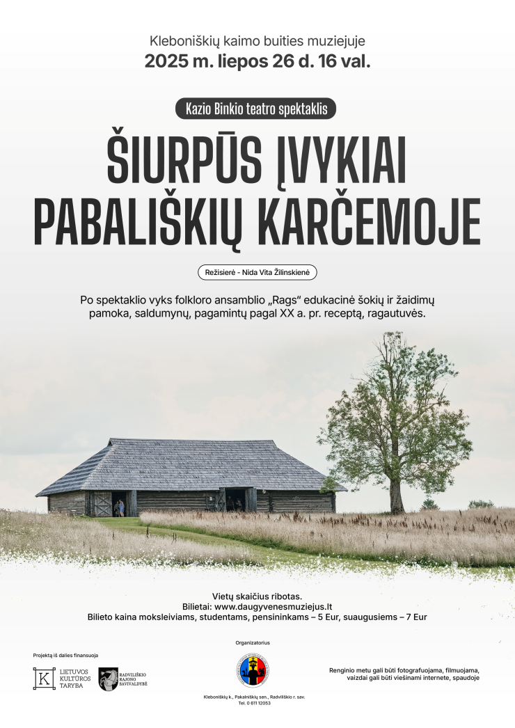 Kauno Kazio Binkio teatro spektaklis „Šiurpūs įvykiai Pabališkių karčemoje“ 