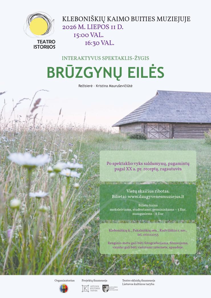 Spektaklis-žygis „Brūzgynų eilės“