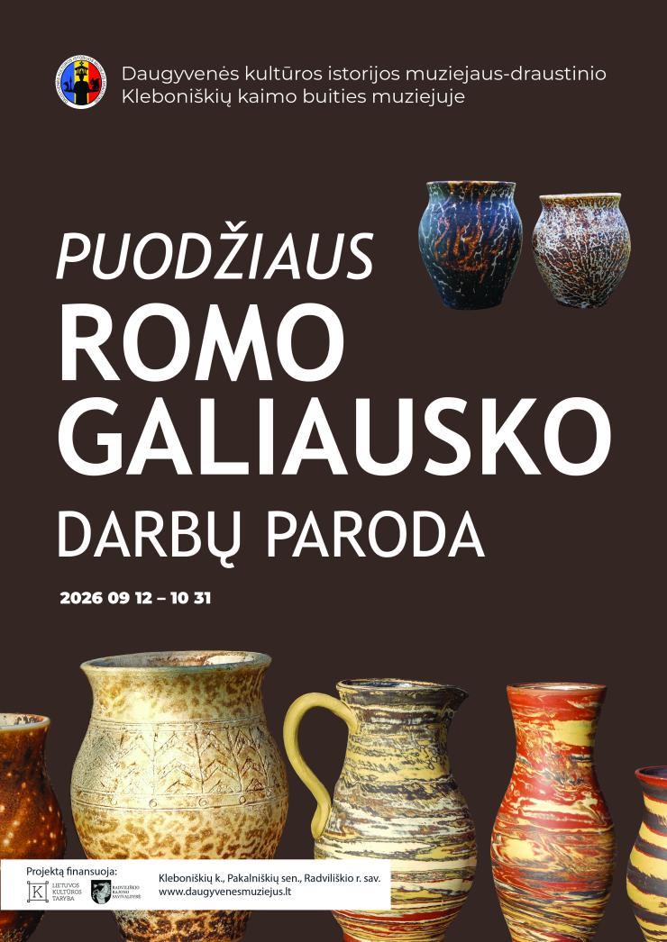 Puodžiaus Romo Galiausko paroda
