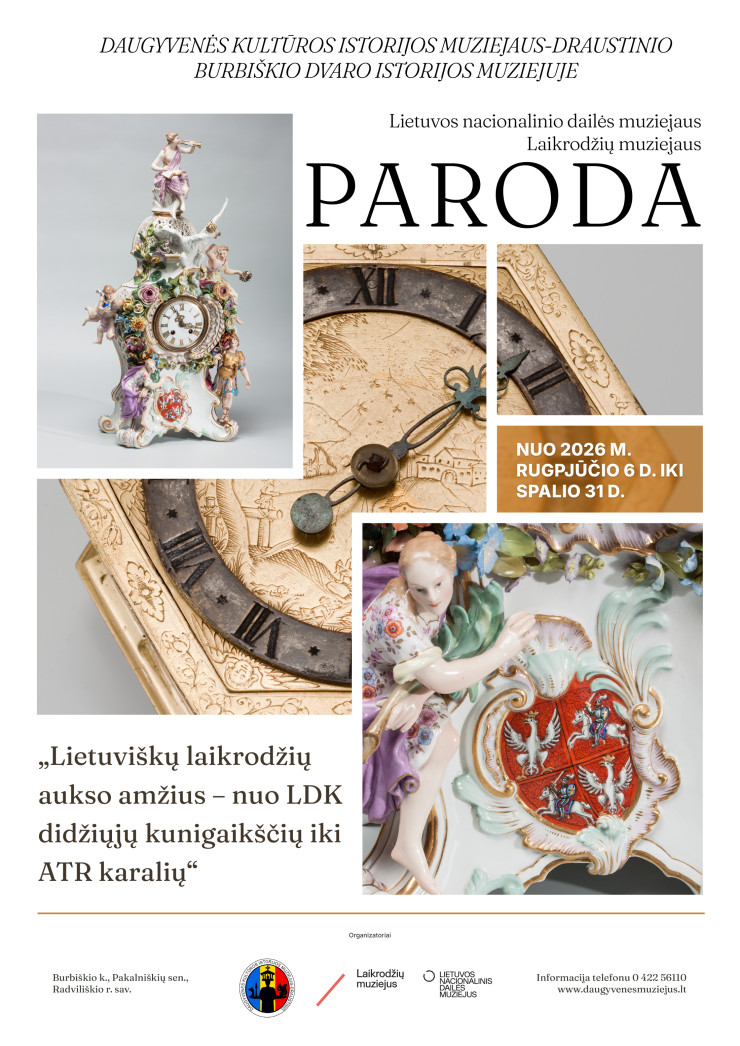 Paroda „Lietuviškų laikrodžių aukso amžius – nuo LDK didžiųjų kunigaikščių iki ATR karalių“