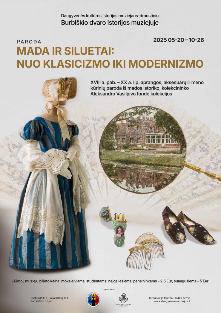 Paroda „Mada ir siluetai: nuo klasicizmo iki modernizmo“