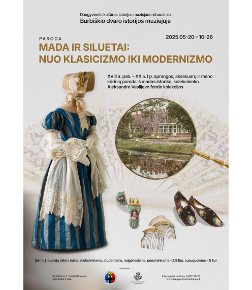 Paroda „Mada ir siluetai: nuo klasicizmo iki modernizmo“