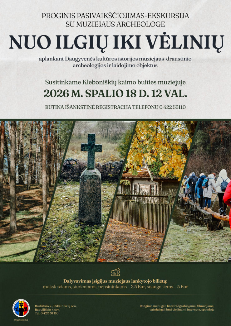 Ekskursija „Nuo Ilgių iki Vėlinių“