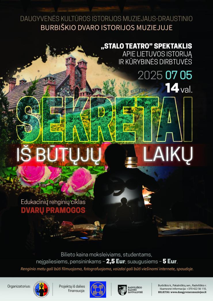 Spektaklis „Sekretai iš būtųjų laikų“