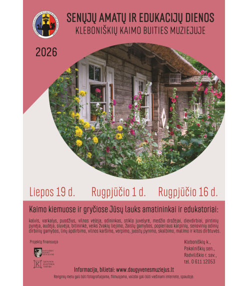 Senųjų amatų ir edukacijų dienos