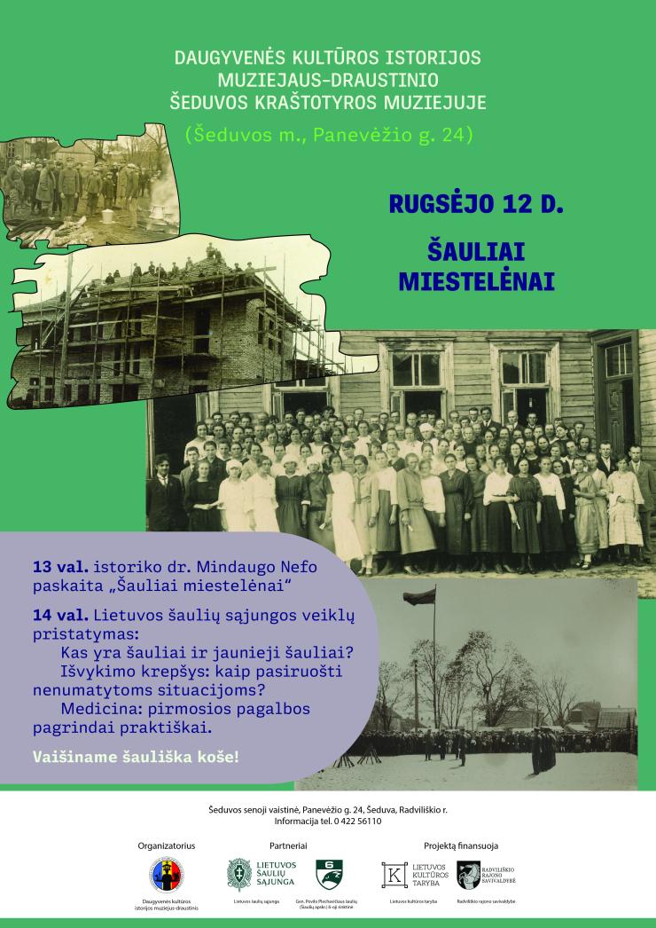 „Šauliai miestelėnai“ – istoriko paskaita, šaulių veiklos ir gardi košė