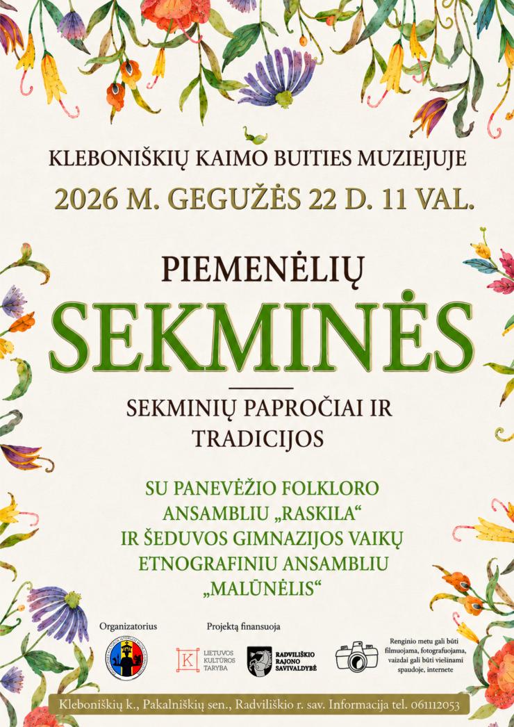 Pavasariška šventė „Piemenėlių Sekminės“