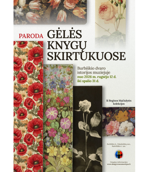 Paroda „Gėlės knygų skirtukuose“