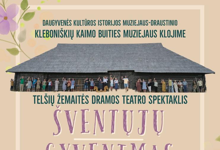 Telšių Žemaitės dramos teatro spektaklis „Šventųjų gyvenimas“