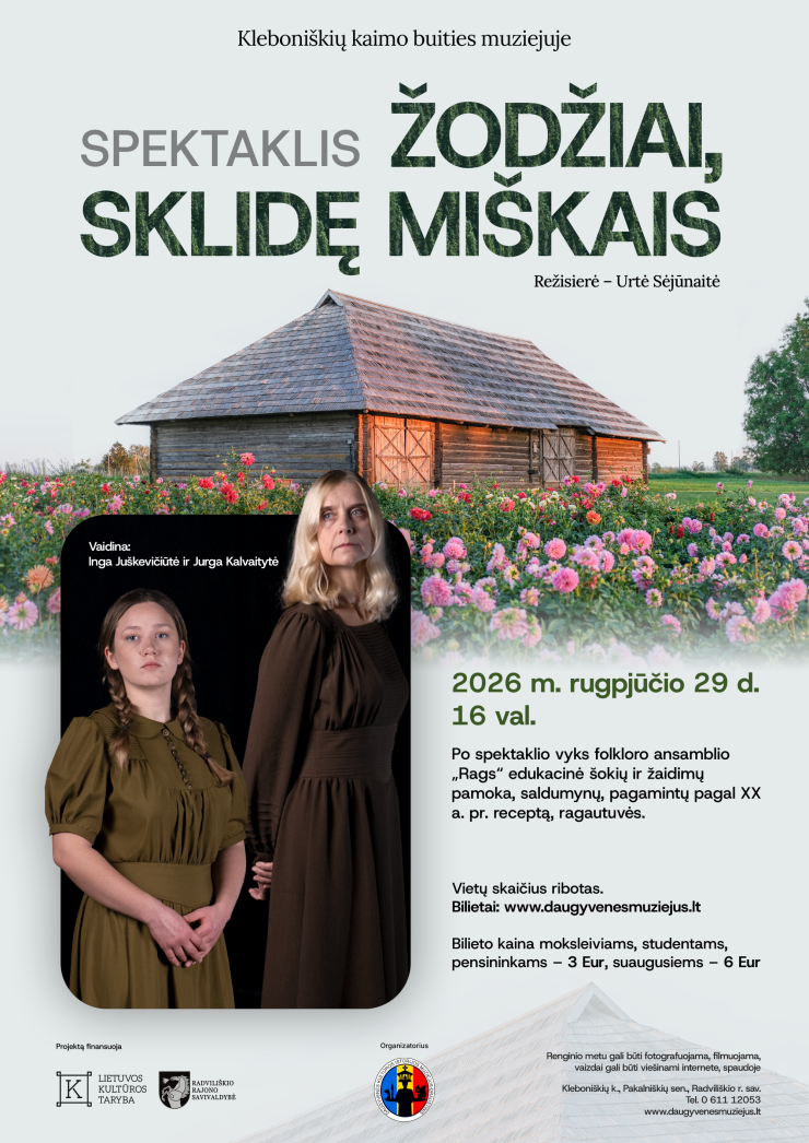 Spektaklis „Žodžiai, sklidę miškais“