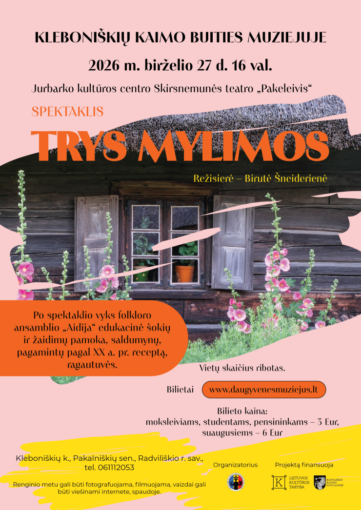 Spektaklis „Trys mylimos“