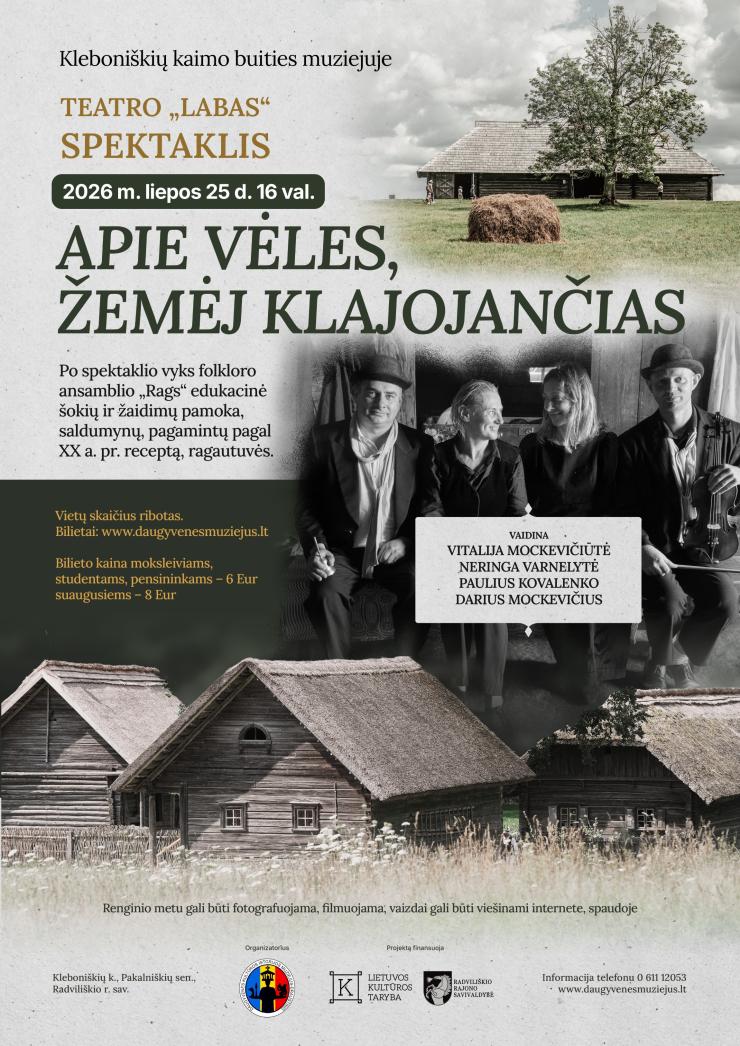 Spektaklis „Apie vėles, žemėj klajojančias“